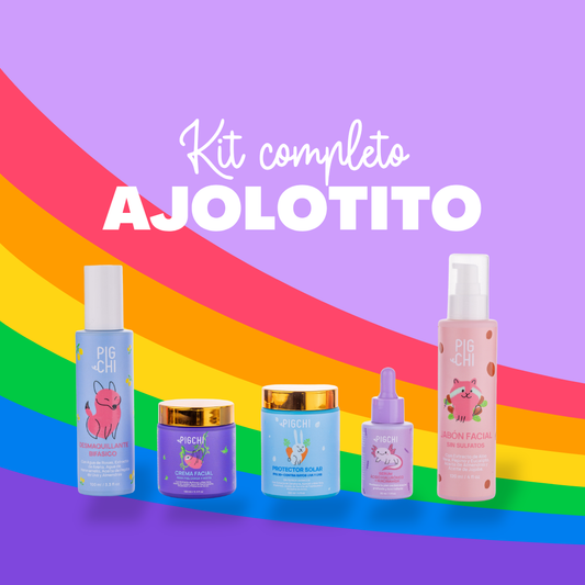 Kit Ajolotito Completo (para piel sensible/seca o mixta/grasa)