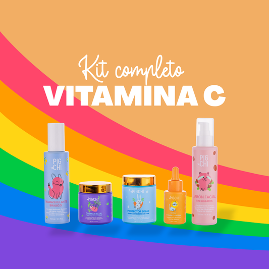 Kit completo Vitamina C (para piel sensible/seca o mixta/grasa)