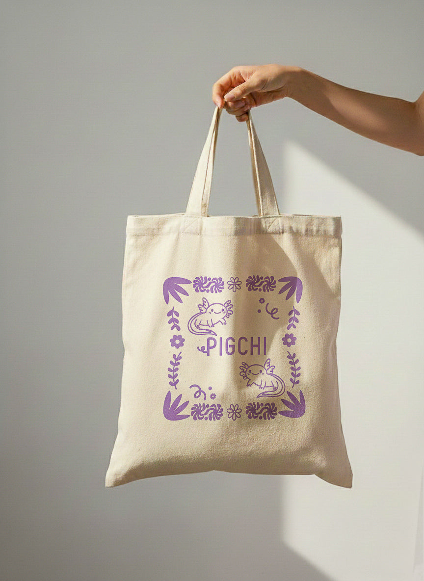 Tote bag Ajolotito