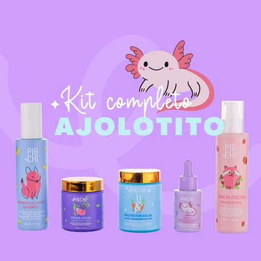 Kit Ajolotito Completo (para piel sensible/seca o mixta/grasa)