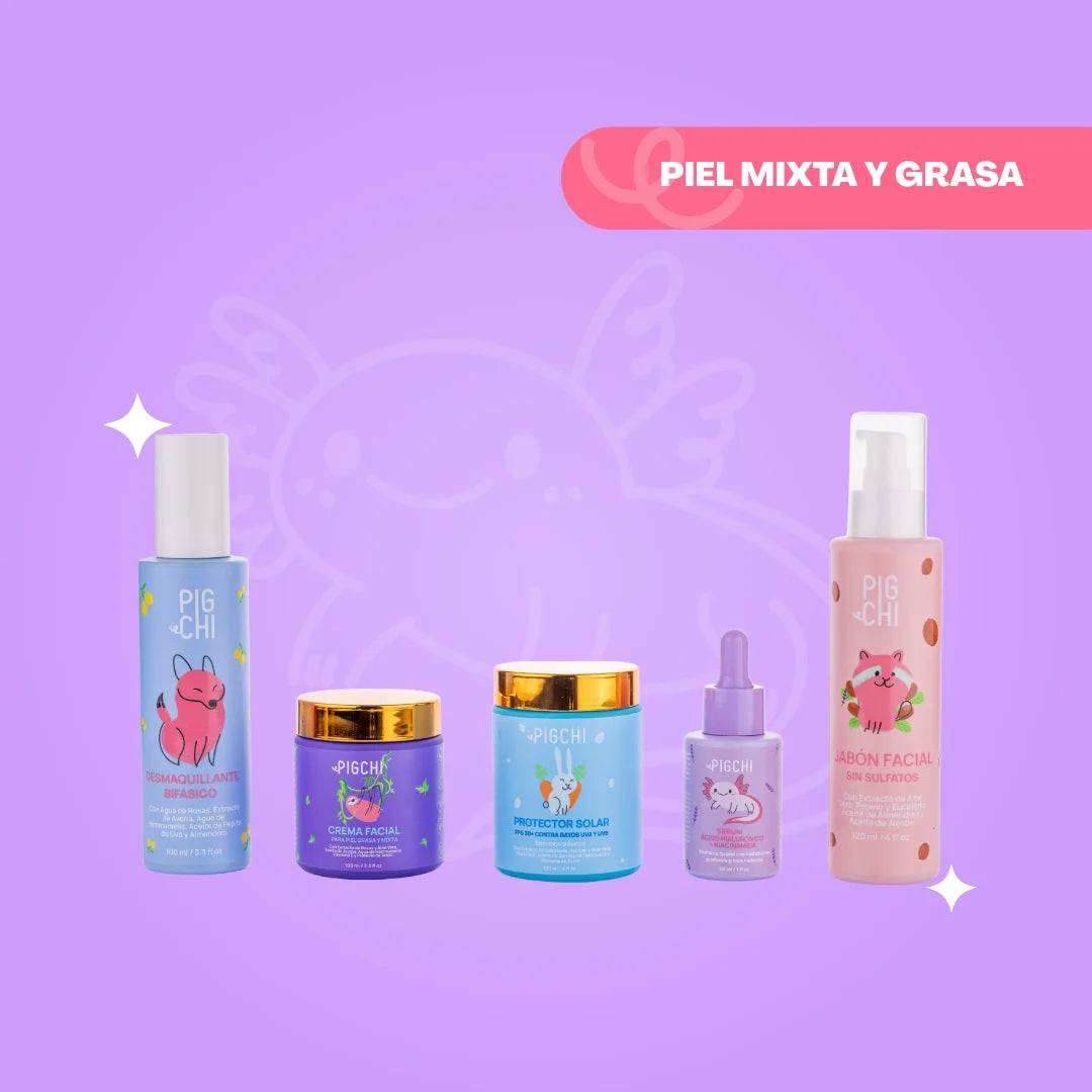 Kit Ajolotito Completo (para piel sensible/seca o mixta/grasa)