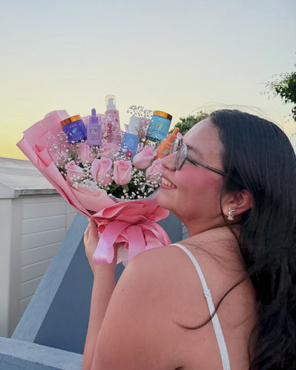 RAMO DE FLORES CON SKINCARE