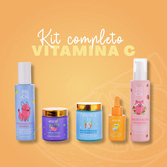 Kit completo Vitamina C (para piel sensible/seca o mixta/grasa)